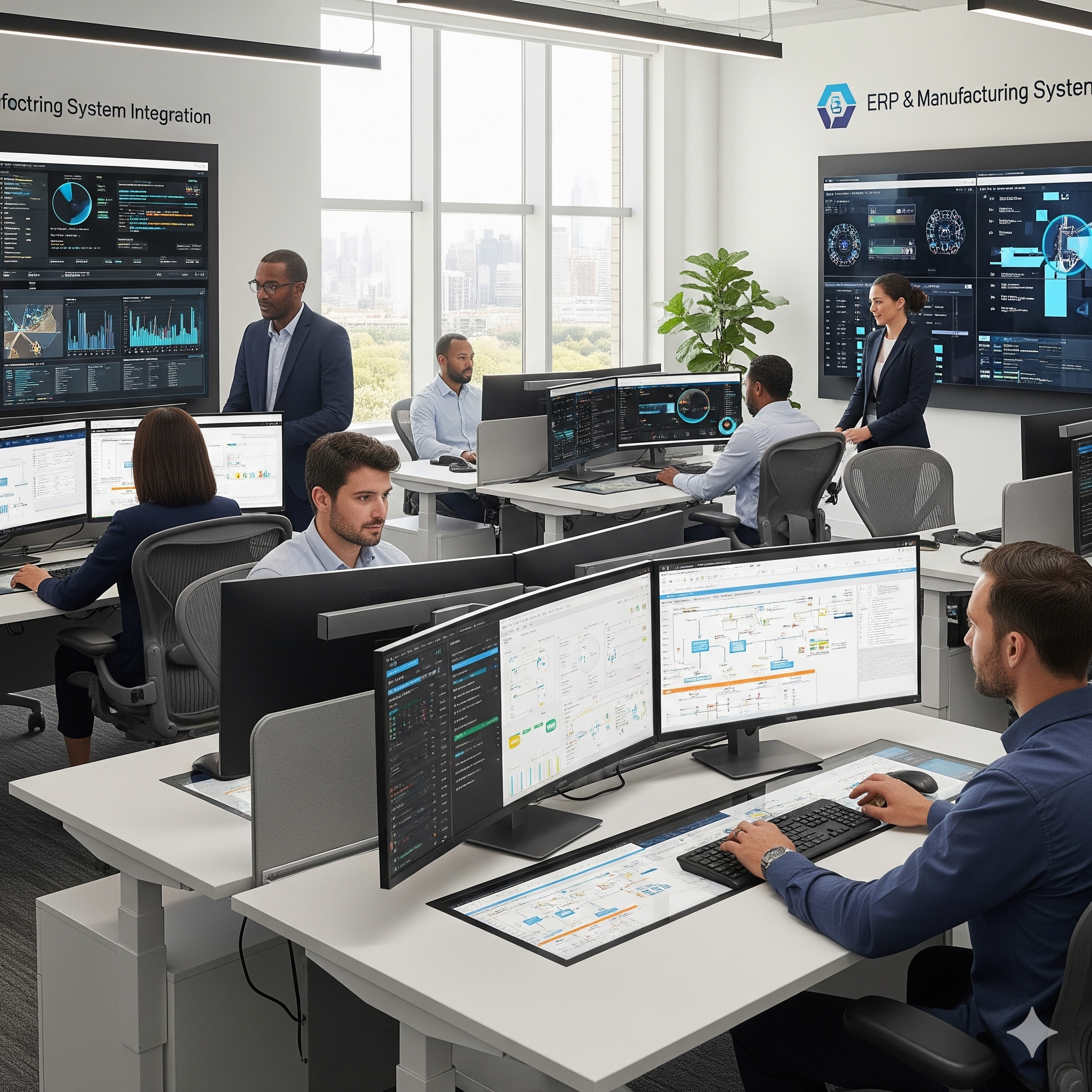 Integrazione ERP con sistemi produttivi e flussi operativi